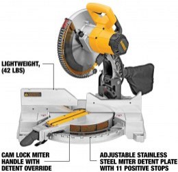 DeWALT Single Bevel Miter Miter Saw9